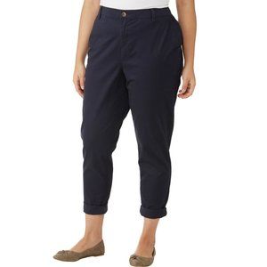 *NEW* Tommy Hilfiger Cuffed Navy Chino Capris